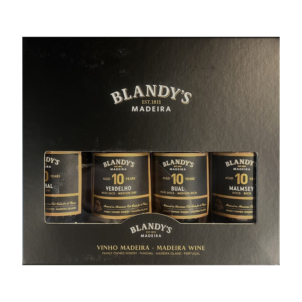 Blandy's Madeira Tasting Pack (4x200ml)