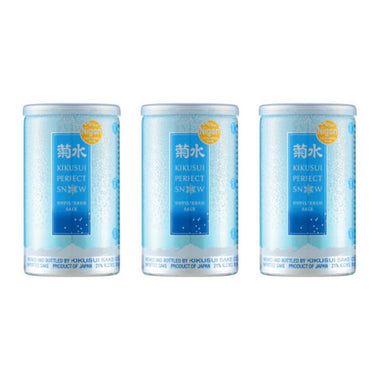 Kikusui Perfect Snow Nigori Sake - set of 3 cans