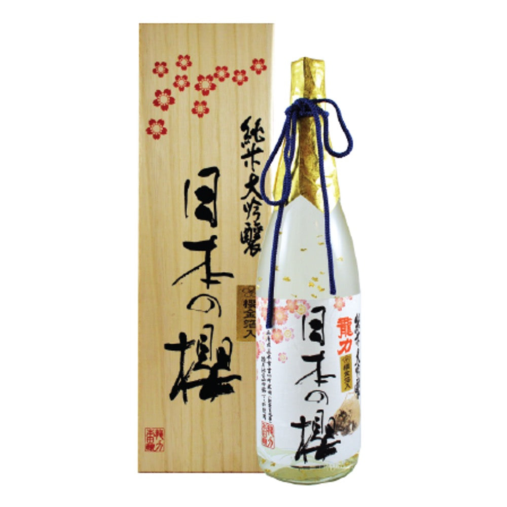 Tatsuriki Nihon No Sakura Gold FlowerJunmai Daiginjo