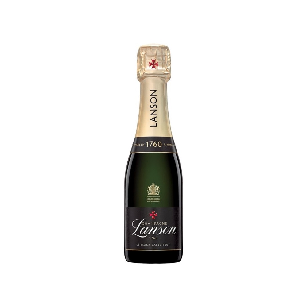 - 305Wines 375ml Label Champagne Lanson Black Brut Le
